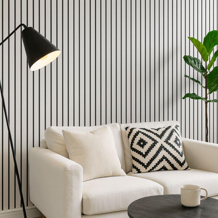 Kalsten | Wall Sticker 3D Wood Look PVC Panel Self Adhesive Waterproof