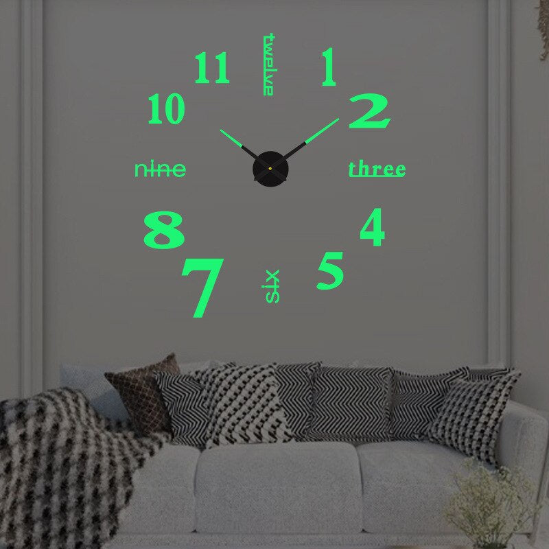 Kalsten | Wall Clock Large Modern Home Decor Style