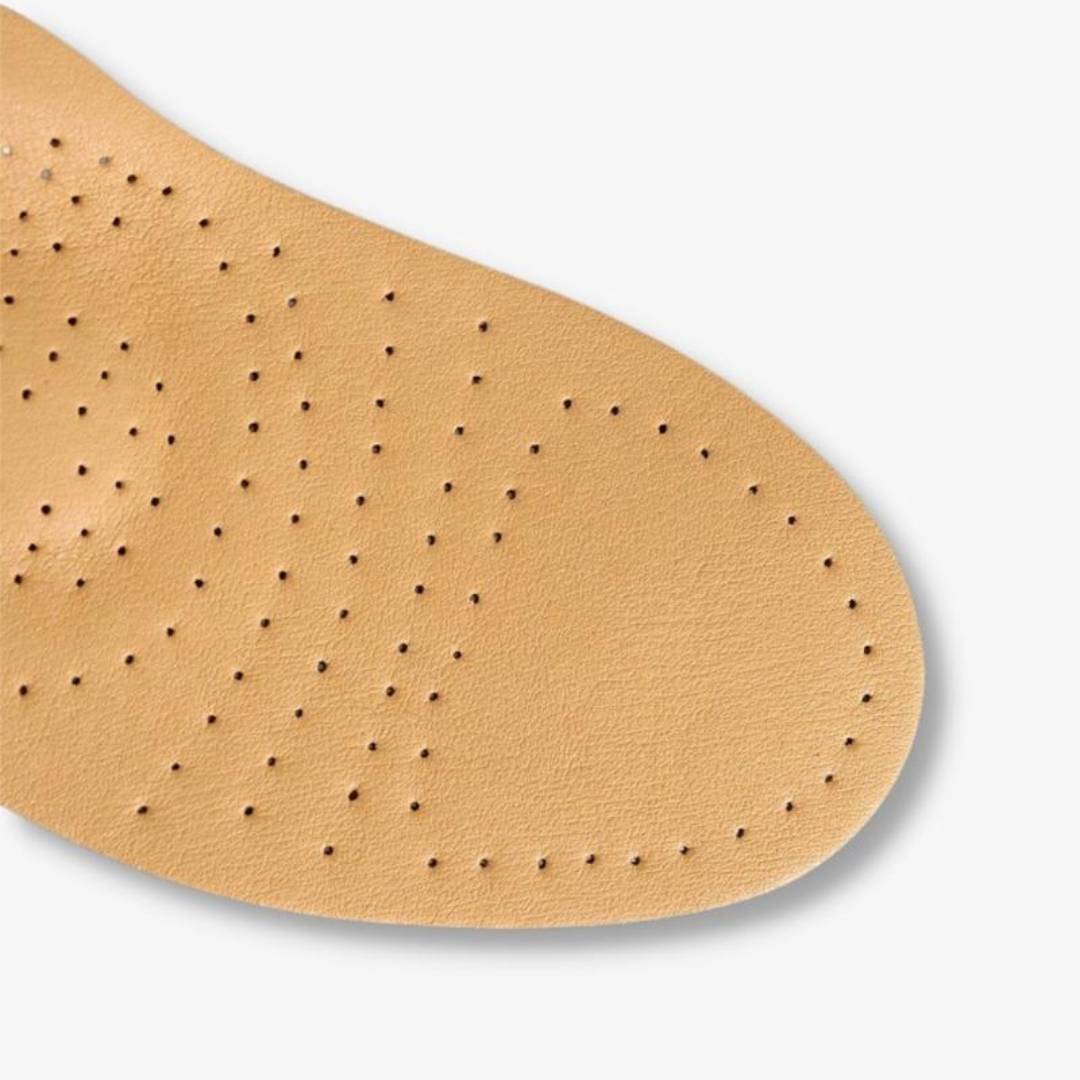 LeatherGuard Orthopedic Leather Shoe Insole | Shock Absorption - Arch Support - Comfortable Insole - Foot Pain Relief - Moisture Wicking Kalsten