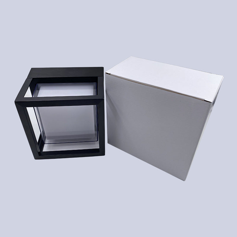 Modern Minimalist Waterproof Square Aluminum Acrylic LED Outdoor Wall Sconce Lamp For Garden | Kalsten