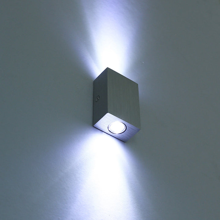 Modern Simplicity Waterproof Aluminum Cubic LED Wall Sconce Lamp For Outdoor Patio | Kalsten