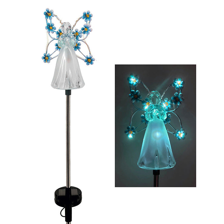 Kalsten | Luminous Haven Solar Angel LED Garden Light – Elegant Outdoor Illumination for Gardens and Memorials
