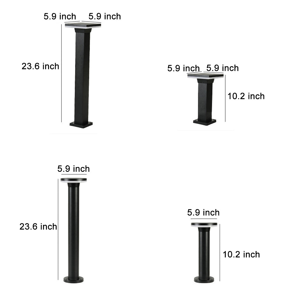 Outdoor Minimalist Round Square Waterproof LED Landscape Lighting Lawn Lamps | Kalsten