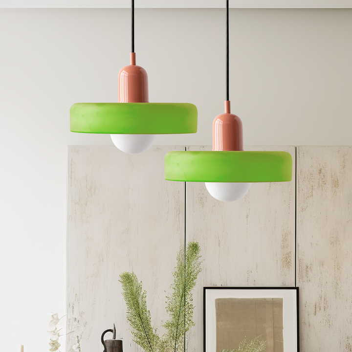 Colorful Bauhaus-Style Pendant Lamp - StiloGlas | Kalsten