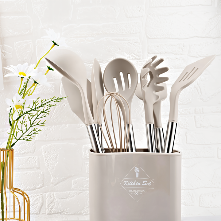 Kalsten | 12-Piece Silicone Kitchen Utensil Set – Culinara Pro