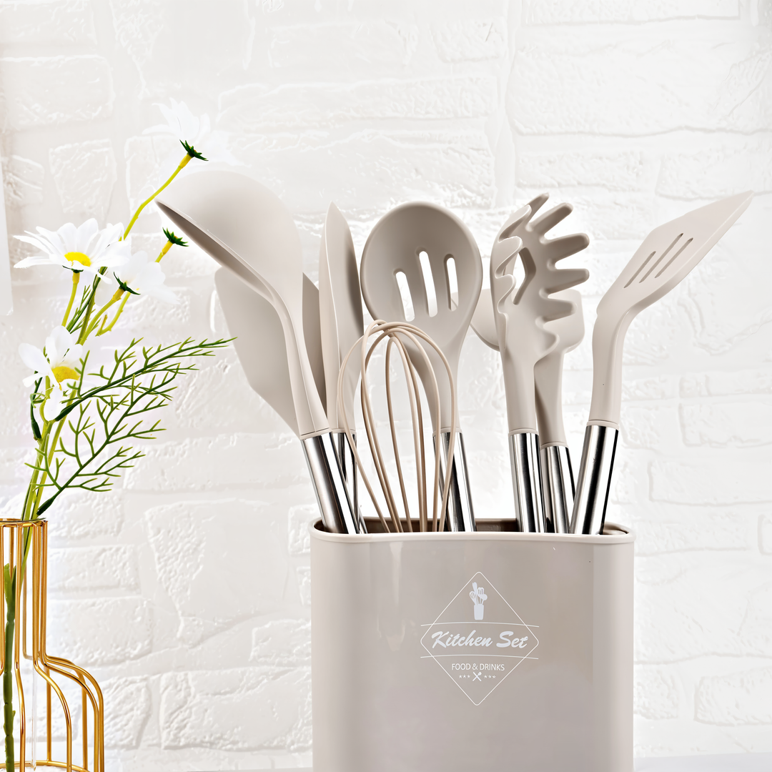 Kalsten | 12-Piece Silicone Kitchen Utensil Set – Culinara Pro