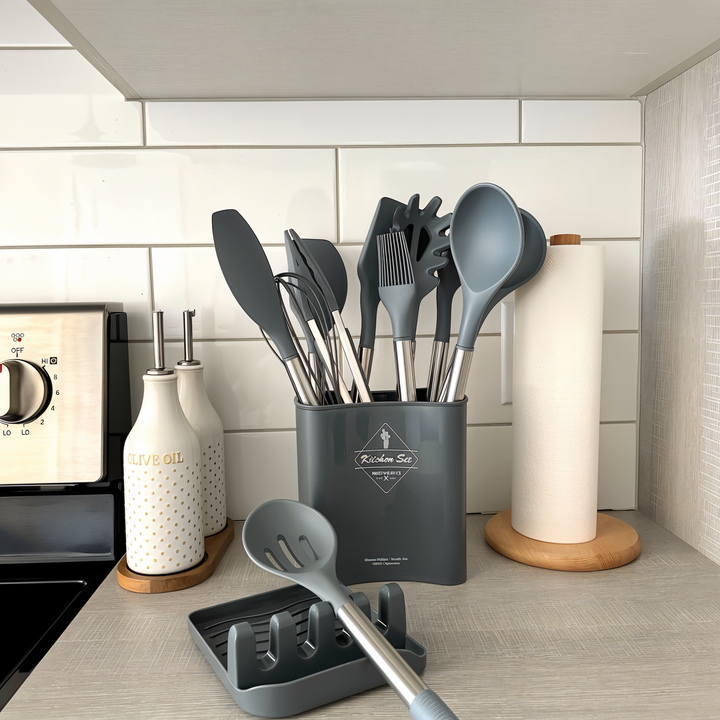 Kalsten | 12-Piece Silicone Kitchen Utensil Set – Culinara Pro