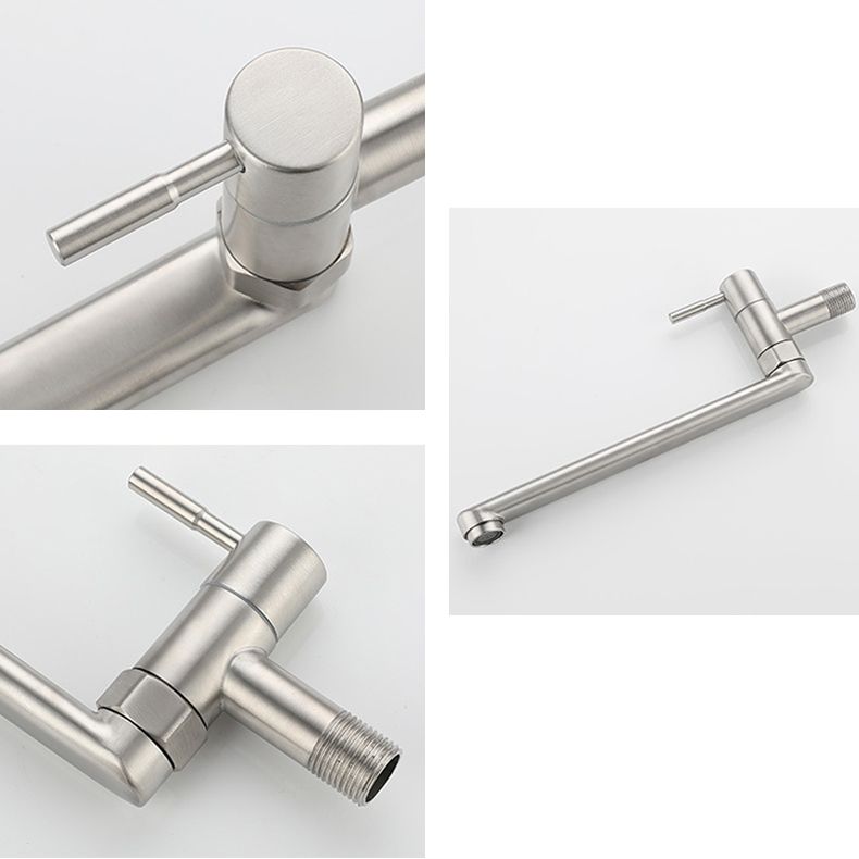 Kalsten | Kitchen faucet pot filling valve single handle swivel stainless steel kitchen faucet