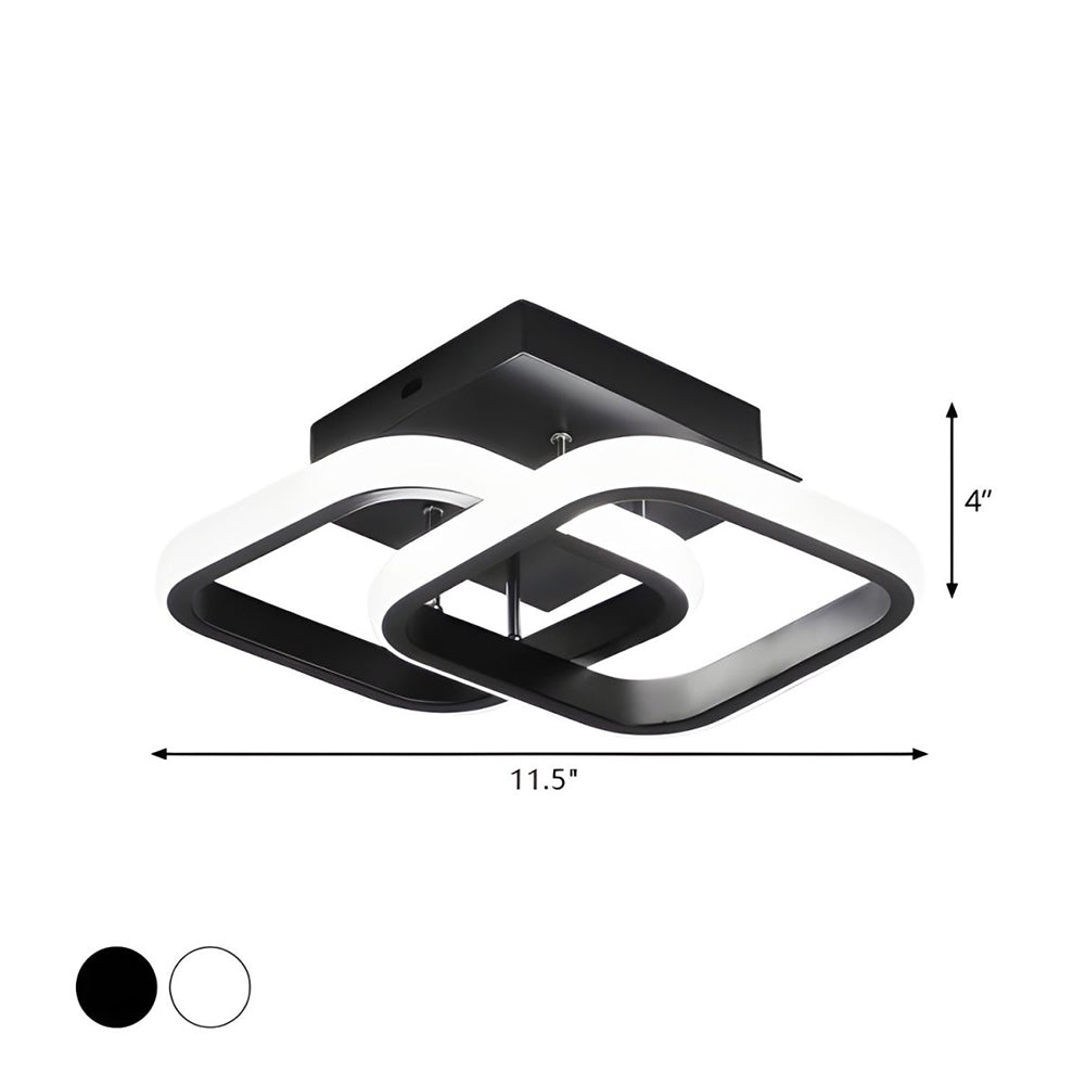Black Metal LED Pendant Lamp Kalsten