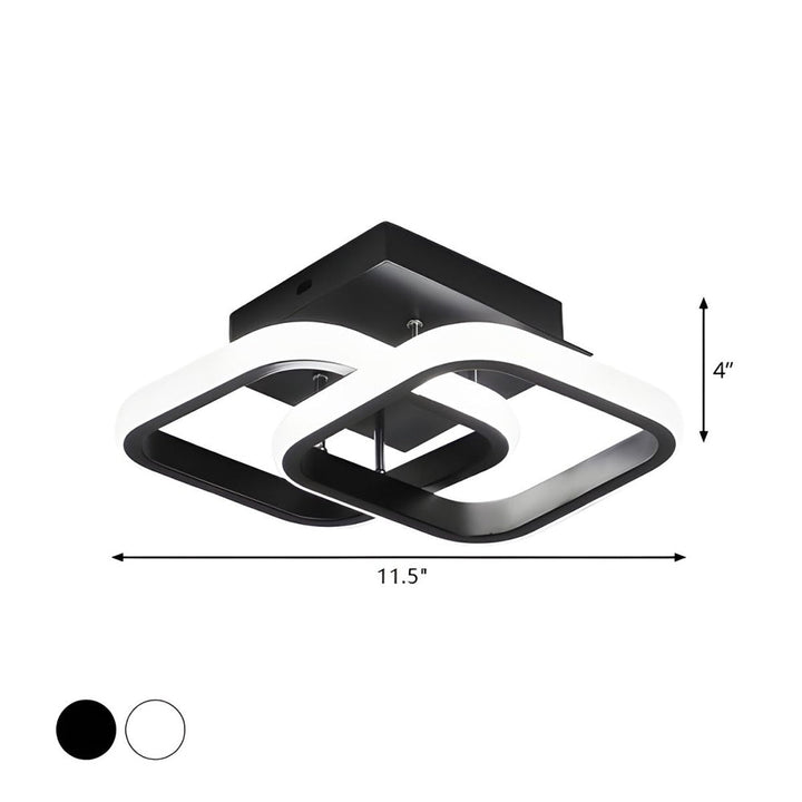 Black Metal LED Pendant Lamp Kalsten