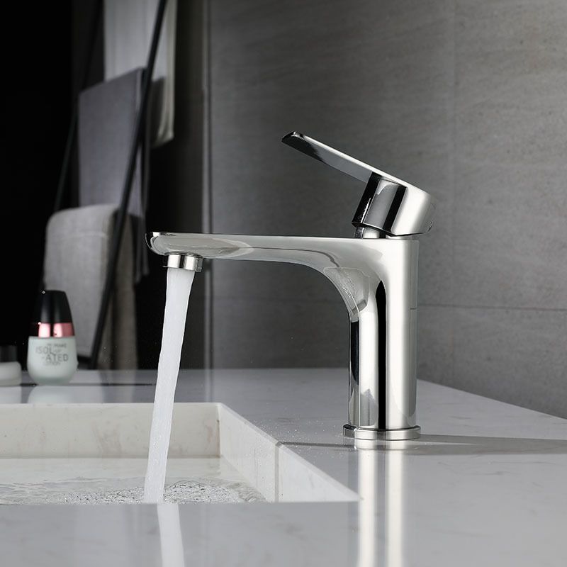 Kalsten | Modern Vessel Faucet Copper Single Handle Low Arc Vessel Faucet for Home