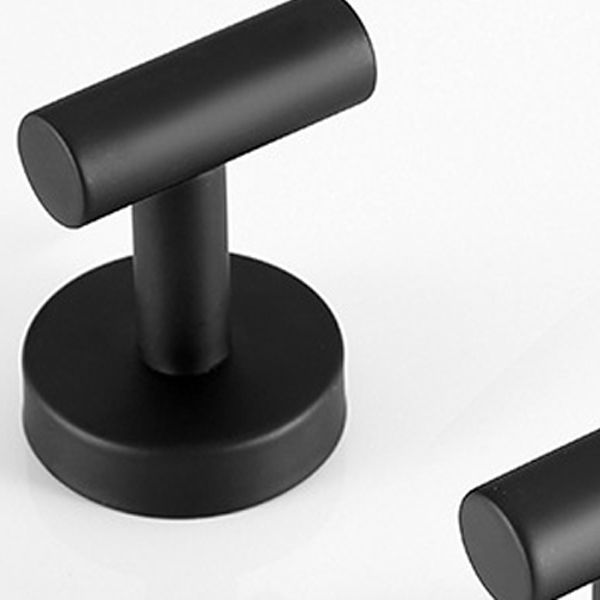 Kalsten | Modern Bathroom Hardware Set in Stainless Steel Brushed Chrome Towel Bar/Ring & Bathrobe Hook