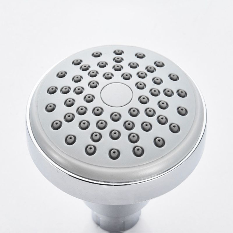 Kalsten | Round shower head made of stainless steel in silver wall-mounted shower head