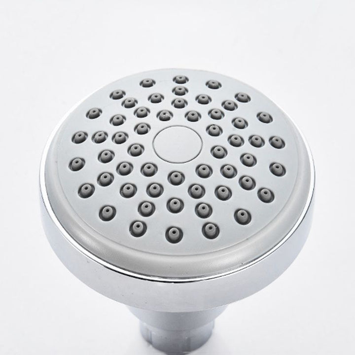 Kalsten | Round shower head made of stainless steel in silver wall-mounted shower head