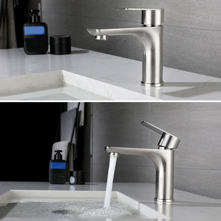 Kalsten | Modern Vessel Faucet Copper Single Handle Low Arc Vessel Faucet for Home