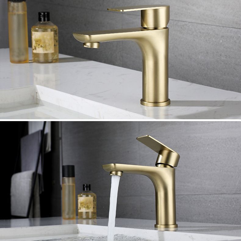Kalsten | Modern Vessel Faucet Copper Single Handle Low Arc Vessel Faucet for Home