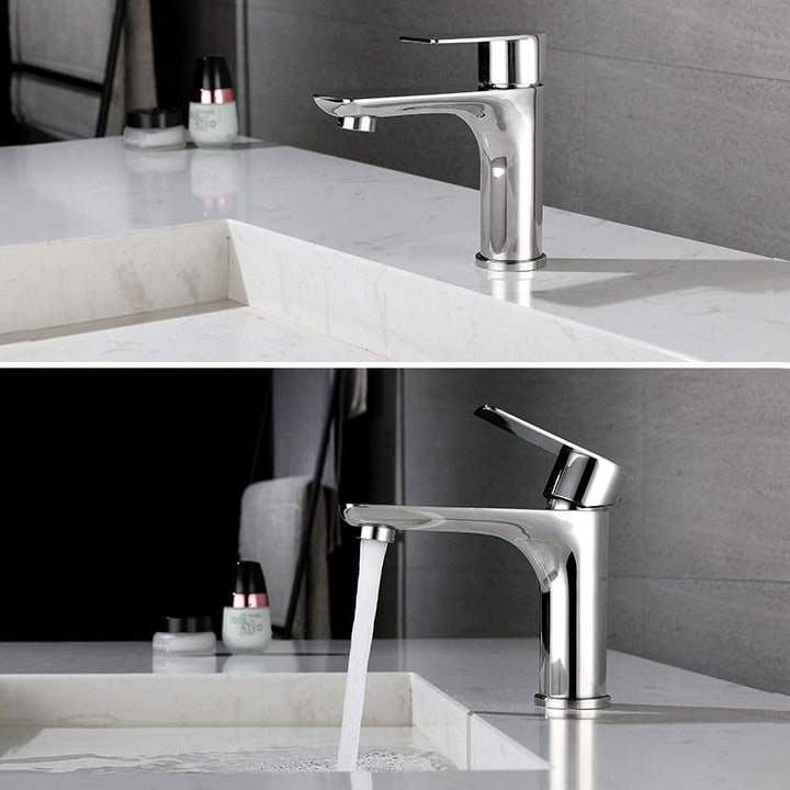 Kalsten | Modern Vessel Faucet Copper Single Handle Low Arc Vessel Faucet for Home
