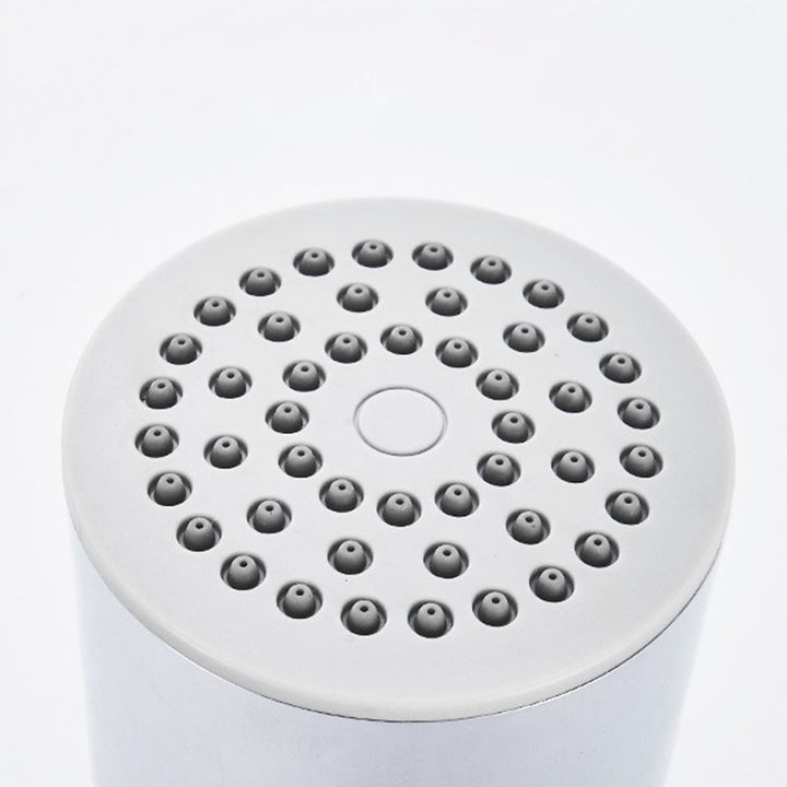 Kalsten | Round shower head made of stainless steel in silver wall-mounted shower head