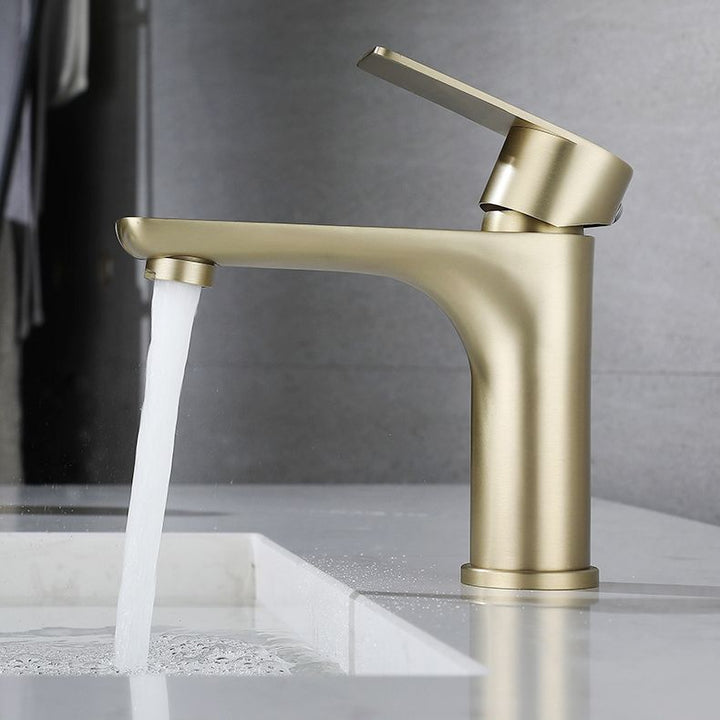 Kalsten | Modern Vessel Faucet Copper Single Handle Low Arc Vessel Faucet for Home