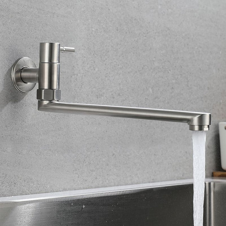 Kalsten | Kitchen faucet pot filling valve single handle swivel stainless steel kitchen faucet