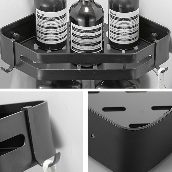 Kalsten | Modern 2/3-piece Bathroom Set Stainless Steel Triangle Bath Shelf made of Aluminum