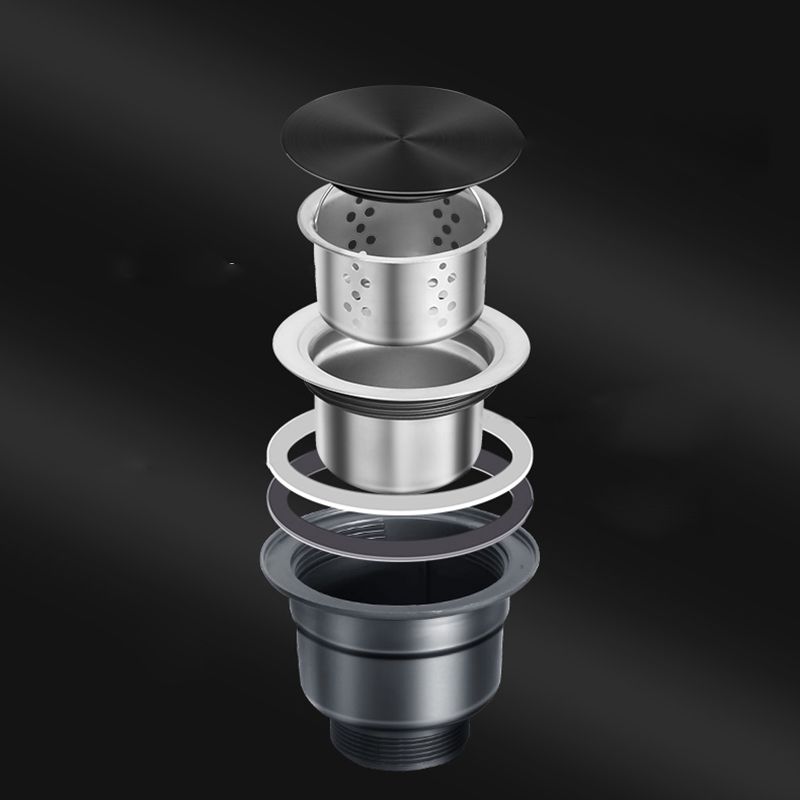 Kalsten | Classic Round Sink Stainless Steel Built-in Sink Non-Slip Round Basin for the Kitchen