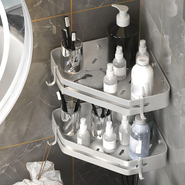 Kalsten | Modern 2/3-piece Bathroom Set Stainless Steel Triangle Bath Shelf made of Aluminum