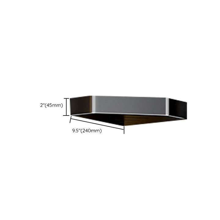 Kalsten | Modern Bathroom Set with Bath Shelf/Towel Holder & Paper Holder Black Bathroom Hardware