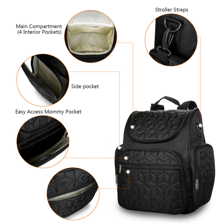 Backpack with Versatile Compartments and Insulating Function Kalsten