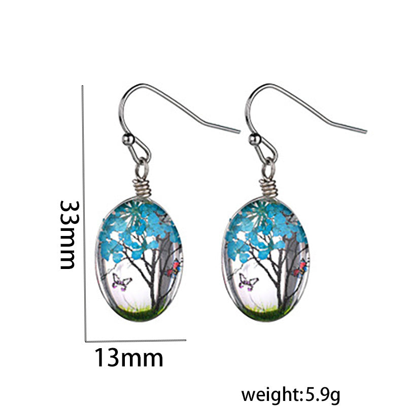 Artistic Nature-Inspired Drop Earrings Kalsten