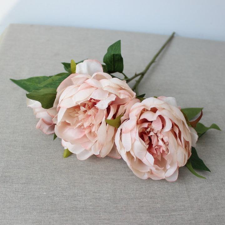 Lifelike Peony Floral Stem