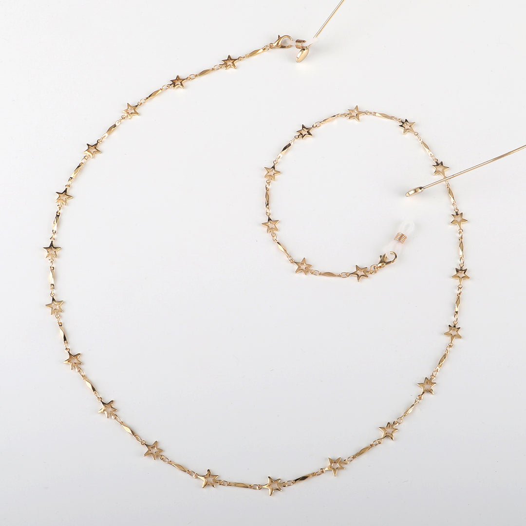 Star-Decorated Eyewear Chain Kalsten