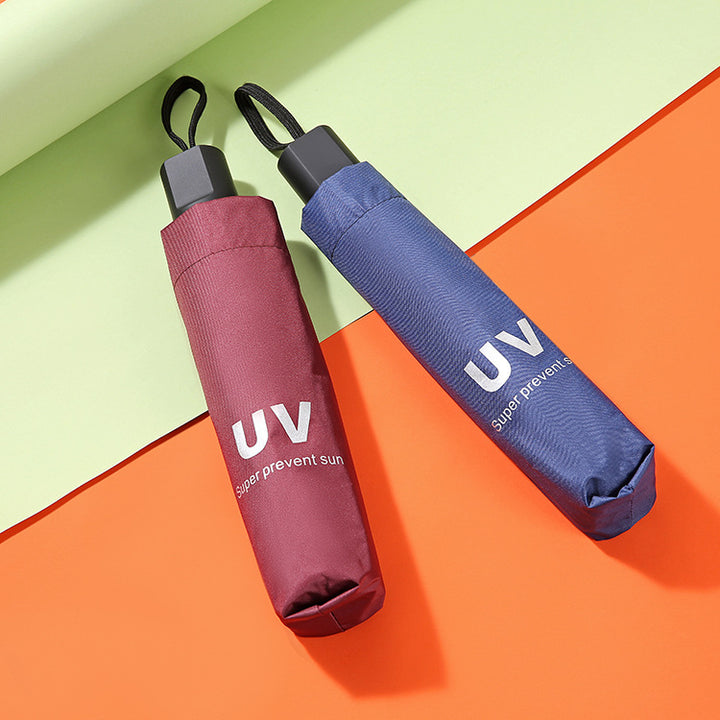 Women's UV Protection Folding Umbrella with Automatic Opening Mechanism Kalsten