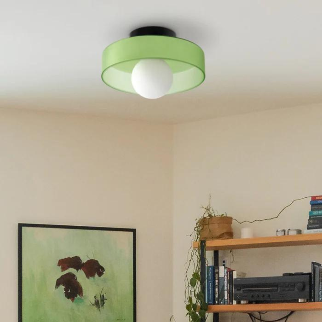 Round Ceiling Lamp with Stylish Functionality - LumiSphere | Kalsten
