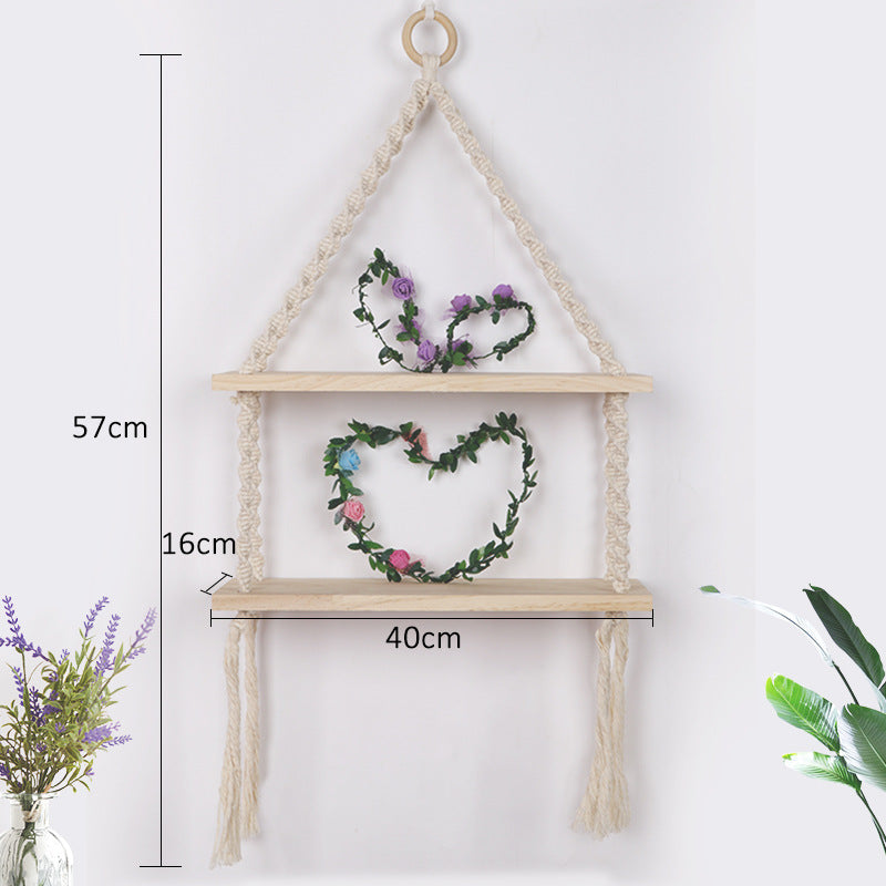 Macrame Hanging Shelf Kalsten