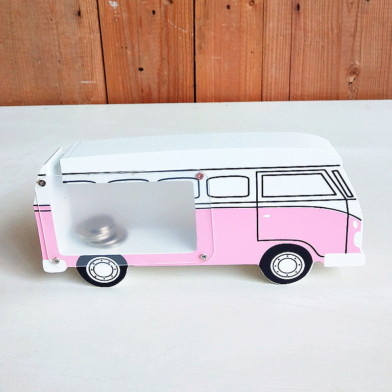 Vintage Bus-Shape Piggy Bank