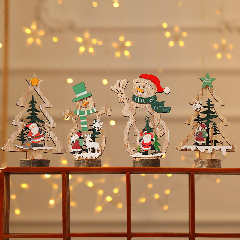 Decorative Wooden Christmas Tree Ornament Kalsten
