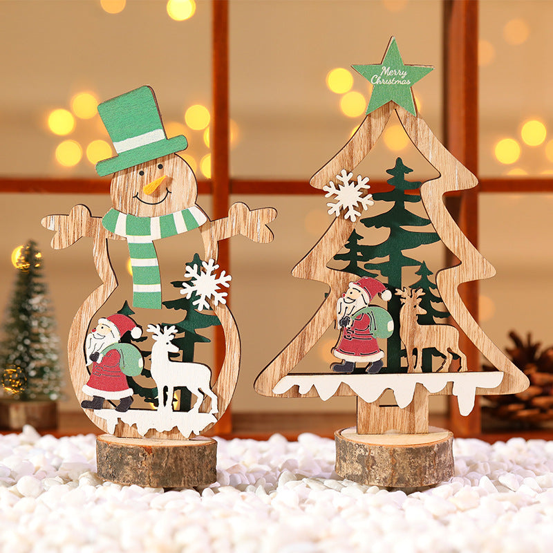 Decorative Wooden Christmas Tree Ornament Kalsten