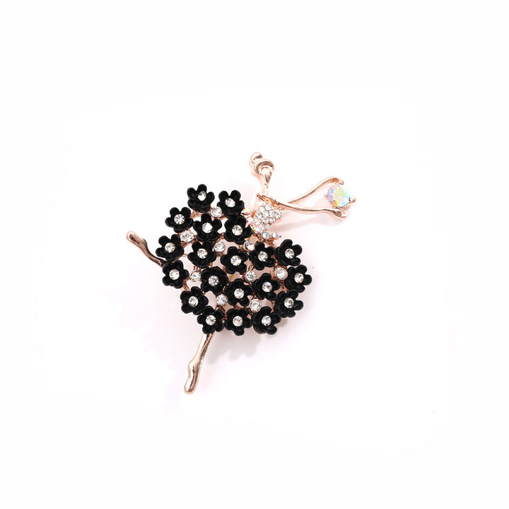 Ballet-Inspired Flower Brooch Kalsten