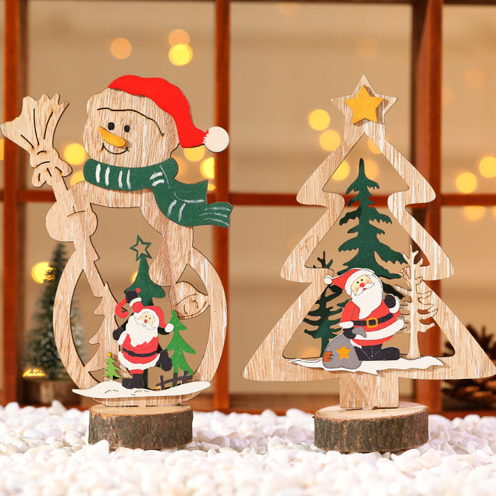 Decorative Wooden Christmas Tree Ornament Kalsten