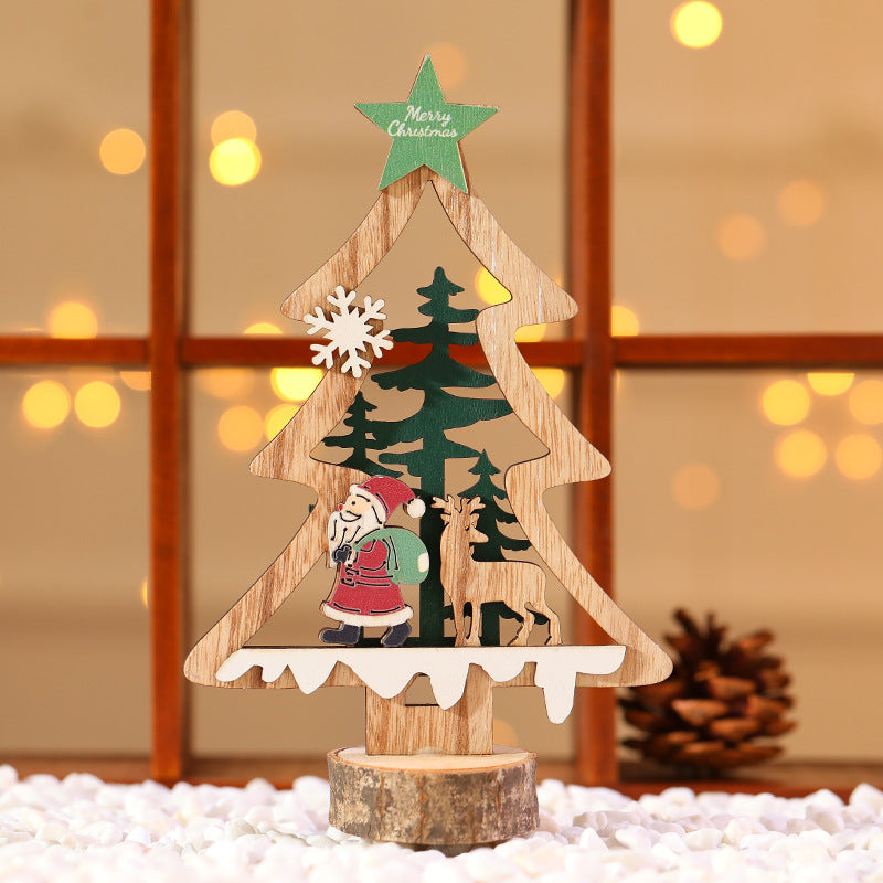 Decorative Wooden Christmas Tree Ornament Kalsten