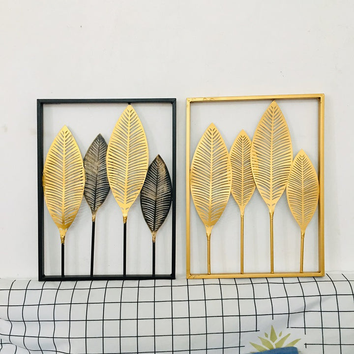 Leaf-Inspired Metal Wall Art Kalsten