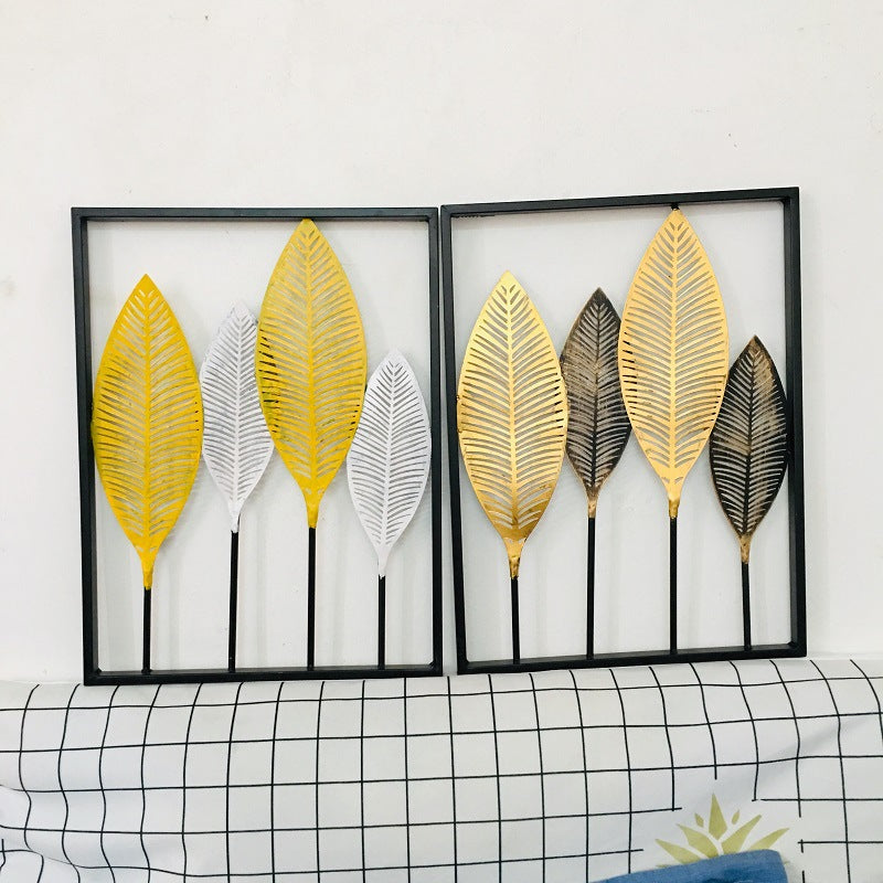 Leaf-Inspired Metal Wall Art Kalsten
