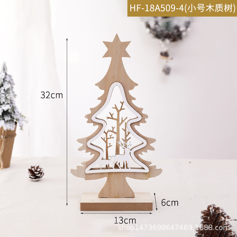 Decorative Wooden Christmas Tree Decoration