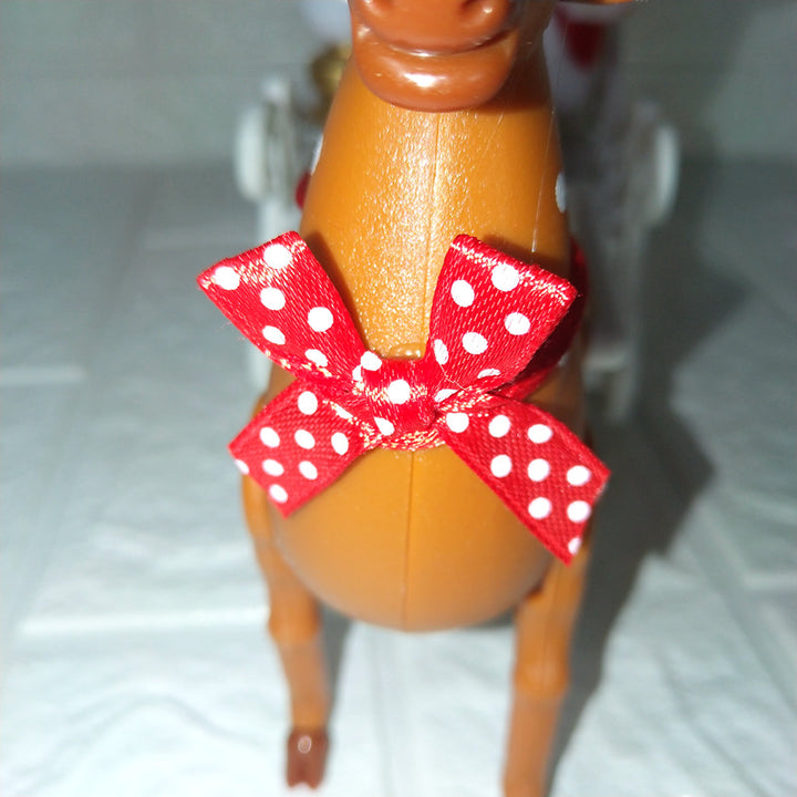 Christmas decoration sled with reindeer