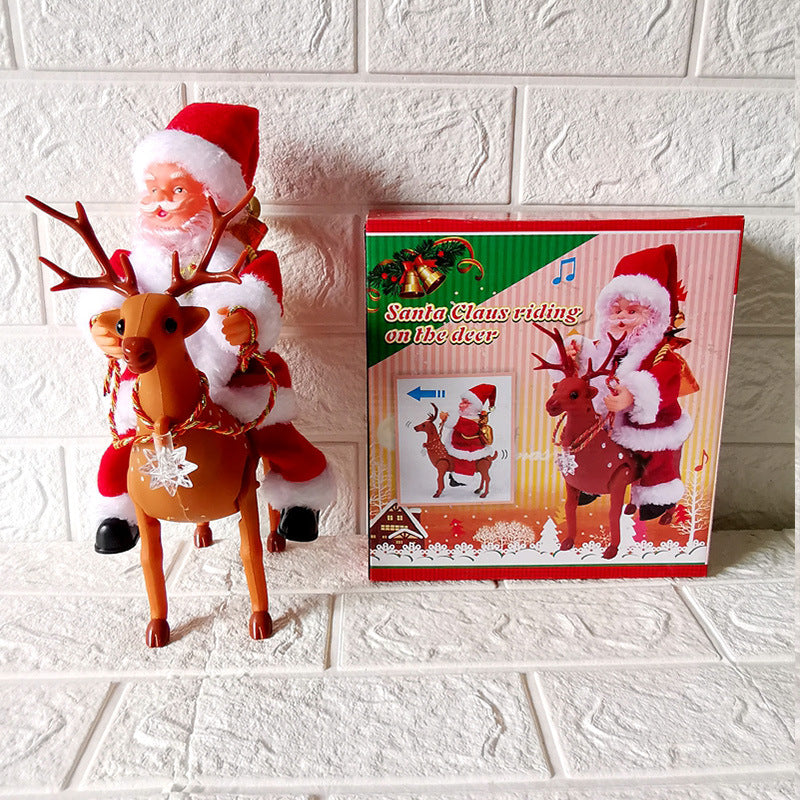 Decorative Santa Claus with reindeer