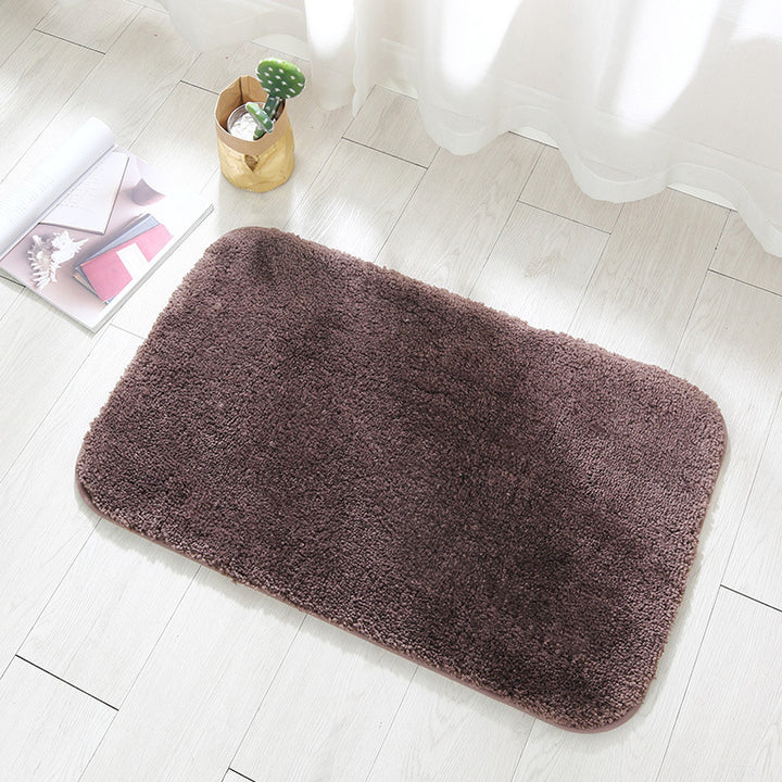 Absorbent Plush Bath Rug for Bathroom