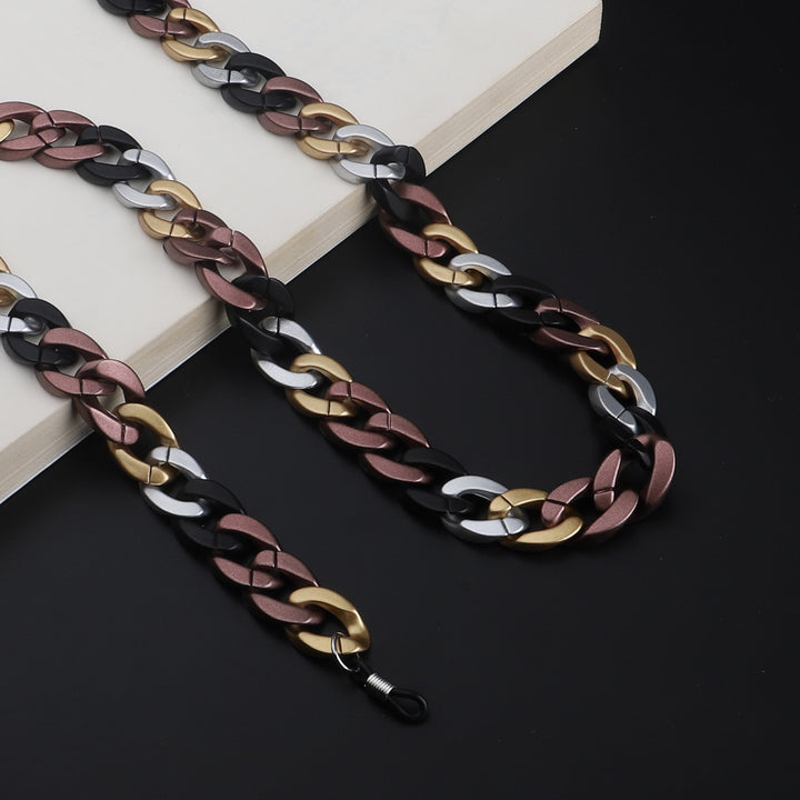 Colorful Oversized Acrylic Eyewear Chain Kalsten