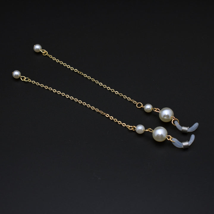 Elegant Long Pearl Chain Eyewear Holder Kalsten
