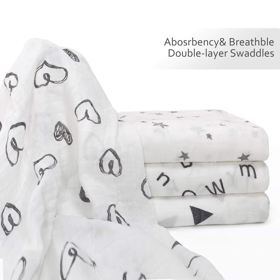 Soft Cotton Muslin Swaddle Blanket kalsten